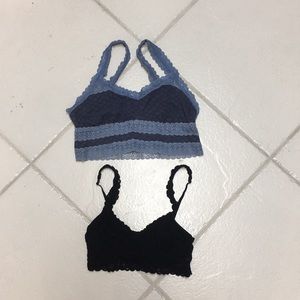 Aerie size small bralettes